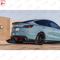 Kit carrosserie extérieur Z-ART Tesla Model Y en fibre de carbone avec diffuseur arrière et aileron, amélioration de l'esthétique pour Tesla Model Y