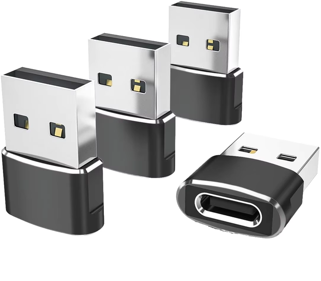 New USB C to USB a Adapter DC Output OTP Protection for Mobile Phone and Notebook Fast Data Transfer