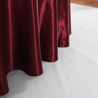 Nouveaux produits en vogue, couleur rouge, personnalisé, pour banquet, hôtel, mariage, nappes de table, nappes