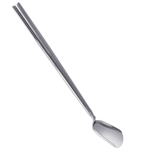 Juego de Woks de Acero al Carbono con Mango de Madera, Espátula de Madera, Colador de Anillo y Colador de Alambre para Uso en Restaurantes y Hoteles - Product Image 5
