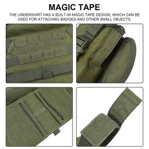 Gilet tactique 6094 porte-plaques, équipement de combat et de sécurité, avec pochette radio et porte-cartouches - Product Image 6