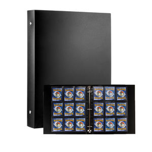 <span class=keywords><strong>Torson</strong></span> 384 + chargeur supérieur 12 poches PU 35PT reliures étanches pour Yugioh TCG MTG UG album photo bricolage avec couverture en PP - Product Image 1