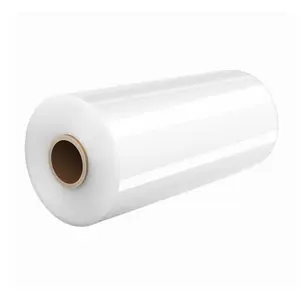 Factory Wholesale Plastic Hand Machine Stretch Wrap Transparent 500mm PE Stretch Film Roll For Packaging