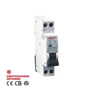 ONESTO Mini Disyuntor <span class=keywords><strong>DPN</strong></span> 1P + N 240V <span class=keywords><strong>40A</strong></span> 32A 25A 20A 16A 10A 6A 4A 2A 1A 6kA AC MCB Disyuntor 4kV Disyuntores Eléctricos - Product Image 1