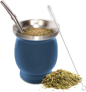 China Supplier Cheap Wooden 8oz <strong>Argentina</strong> Stainless Steel <strong>Yerba</strong> Mate Set with Straw - Product Image 5