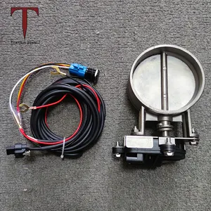 Newest Style 1Pcs 2.0"/51mm Exhaust Valve Flap Control Electric Exhaust Cut Out Valve For Exhaust Catback Downpipe