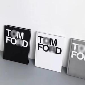 หนังสือจำลองสีเทาสีดำและสีขาวหนังสือภาษาอังกฤษ TOM เครื่องประดับการหมุนหน้าหนังสือการศึกษาเดสก์ท็อปอุปกรณ์ประกอบฉากการตกแต่งหนังสือ - Product Image 4