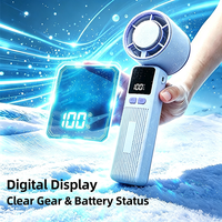 Ventilateur de refroidissement portable AntarcChill, plaque de refroidissement semi-conductrice, 3000 mAh, rechargeable, mini, à suspendre au cou, pliable, turbo de bureau