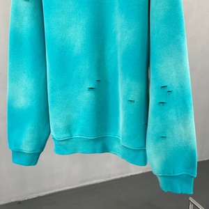 เสื้อฮู้ดดี้โอเวอร์ไซส์แบบฟอกสีพิเศษ 480gsm ผ้าฝ้าย 100% ไซส์พลัส หนานุ่ม สวมใส่สบาย สไตล์วินเทจฟอกสีแบบแอซิดวอช - Product Image 3