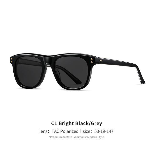 Classic Eyeglasses Thick-framed Uv400 Sunglasses, High-quality Custom Acetate Sunglasses, Cool Large-framed Sunglasses AZd608mf