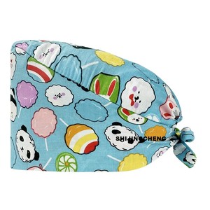 Gorro de Cirujano de Uniforme Médico Bien Hecho por el Fabricante, Gorro de Enfermera, Gorro Quirúrgico con Botones - Product Image 6