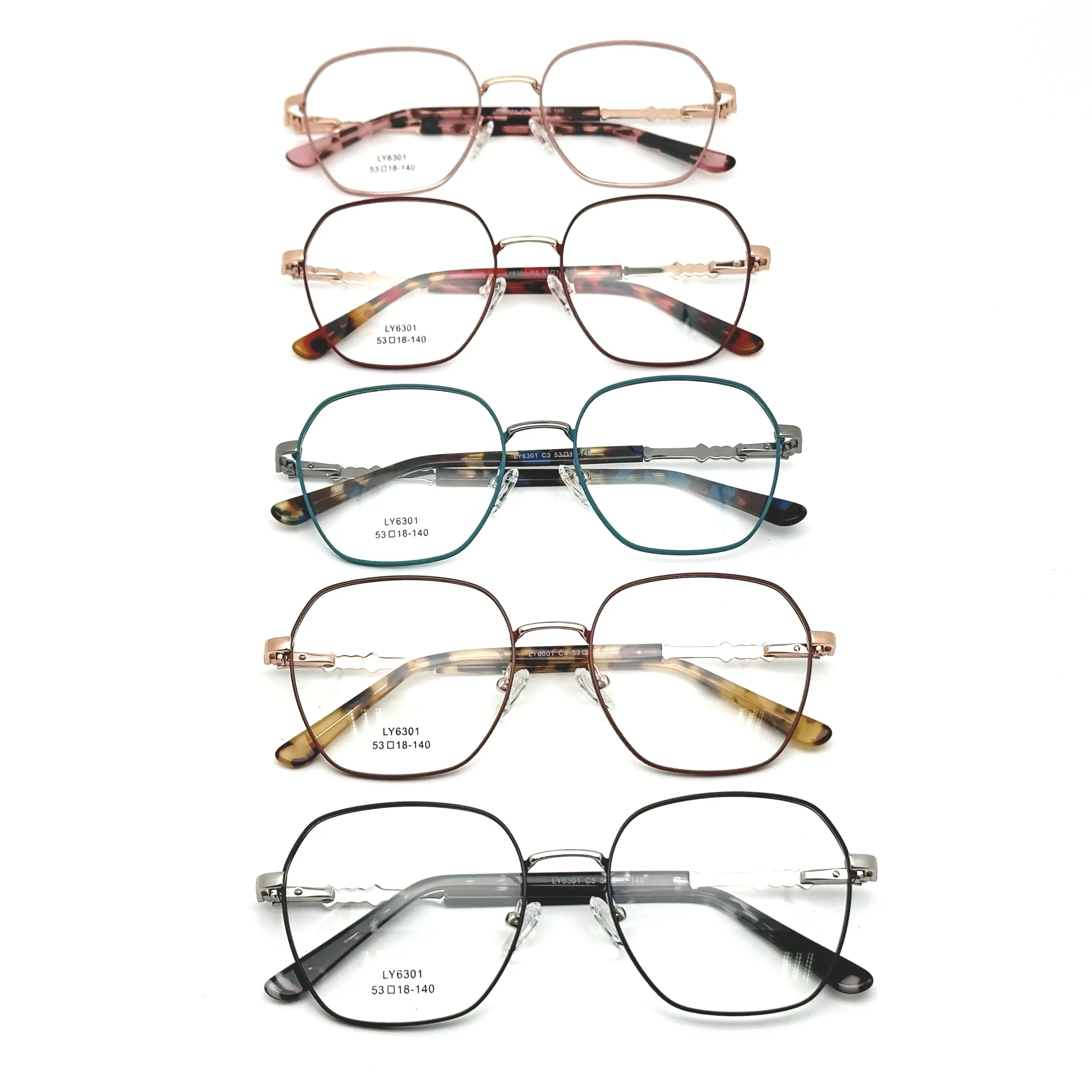 2024 TOP New Metal Men Women Acetate Eyeglasses High Quality Wholesale Optical Glasses Frame Custom Logo