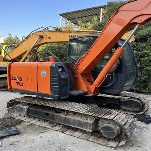 Mini-excavatrice d'occasion 7 tonnes Hitachi ZX70, excavatrices Hitachi ZX75 ZX60 d'occasion, mini-pelles d'occasion très demandées - Product Image 3