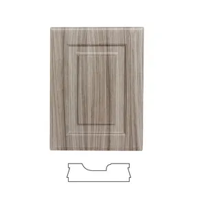 White Medium Density Fiberboard Kitchen shaker Drawer Base 3 Drawers door RTF Doors No GlassDoor Cabinet