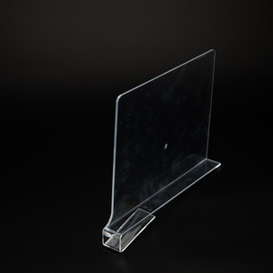 Envío rápido Gondolas Supermercado Wire Retail Clear Pharmacy Plastic Warehouse Acrílico Estante Divisor - Product Image 3