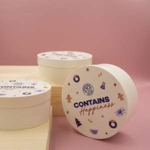 Boîte Cadeau Ronde en Bois pour <span class=keywords><strong>la</strong></span> Fête des Mères, Personnalisable, pour Cadeaux et Souvenirs de Maman (Vente en Gros) - Product Image 3