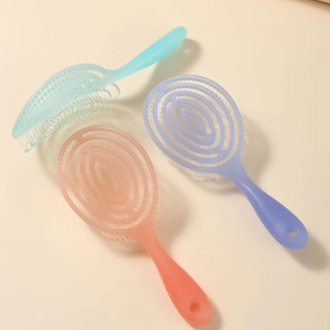 Nuevo Peine de Masaje con Diseño de Gelatina, Peine con Ranuras Huecas, Secado Rápido, Suaviza el Cabello Sin Nudos, para Uso Doméstico - Product Image 1