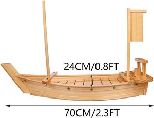 Bandeja para servir <span class=keywords><strong>Sushi</strong></span> Sashimi de bambú madera de pino japonés Extra Grande para <span class=keywords><strong>restaurante</strong></span> - Product Image 5