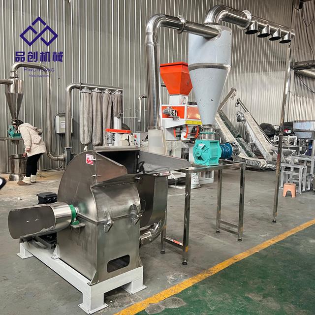 Commercial Mill Dry Rosemary Tobacco Seaweed Bay Tea Matcha Moringa Leaf Powder Making Machine Hammer Mill Herb Pulverizer