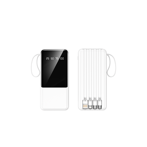 Banco de Energía Portátil de 10000mAh, 22.5W, Doble USB, con Cables Integrados, Cargador Portátil para Teléfonos Móviles - Product Image 2