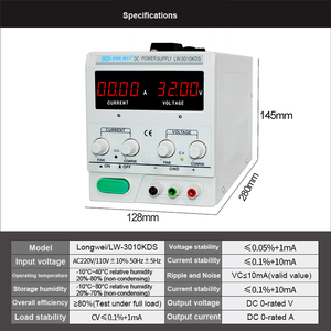 LW-305KDS Longwei <span class=keywords><strong>30V</strong></span> <span class=keywords><strong>5A</strong></span> แหล่งจ่ายไฟในห้องปฏิบัติการแบบปรับได้,เครื่องควบคุมแรงดันไฟฟ้าโคลงสวิตชิ่งม้านั่งแหล่งพลังงาน - Product Image 6