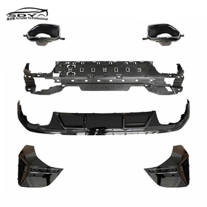 G26 Coupe <span class=keywords><strong>M440</strong></span> ABS negro brillante difusor trasero parachoques trasero labio y puntas de escape parachoques delantero labio para <span class=keywords><strong>BMW</strong></span> 4 Series G26 - Product Image 3