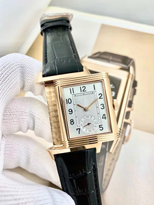Montre mécanique de luxe pour homme avec bracelet en cuir, design rétro personnalisé, style Reverso - Product Image 2