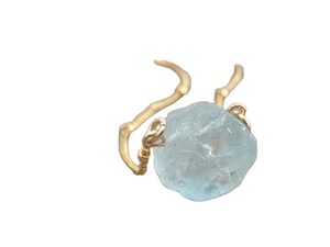 Collana <span class=keywords><strong>acquamarina</strong></span> naturale da donna March pietra preziosa <span class=keywords><strong>gioielli</strong></span> <span class=keywords><strong>con</strong></span> maglia a sfera ciondolo perline di cristallo collana regalo - Product Image 2