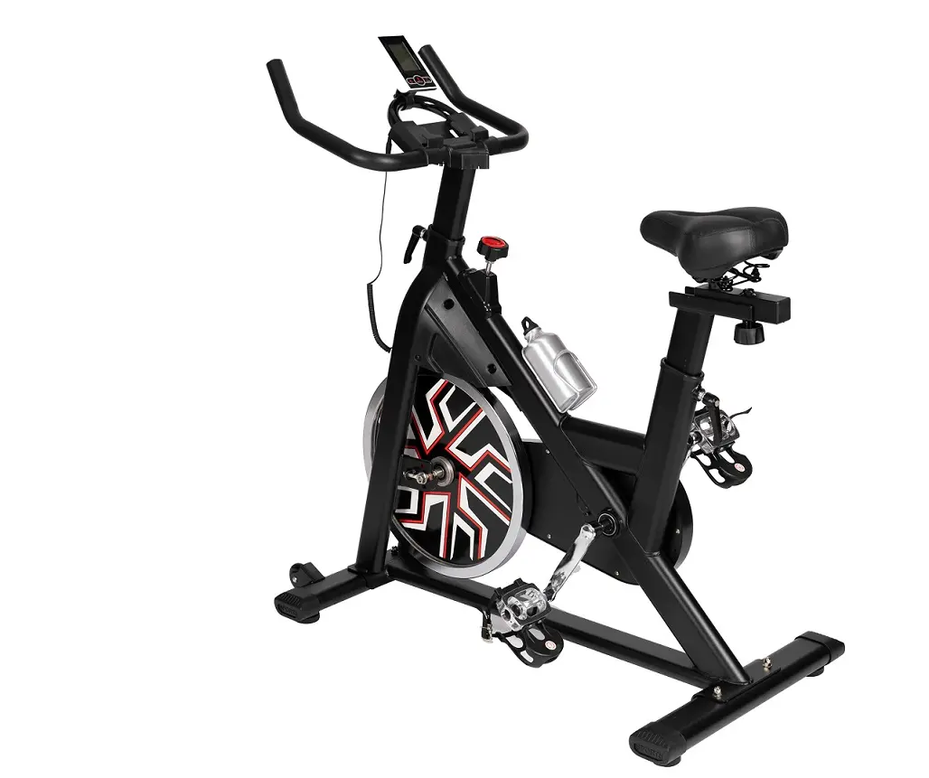 Sepeda olahraga dalam ruangan, alat tulis sepeda Gym rumah menggunakan kardio mesin kebugaran berputar tegak
