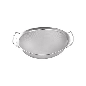 Panier égouttoir rond en acier inoxydable Michael à double anse, maille fine, pour laver les légumes et les fruits - Product Image 2