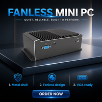 Mini PC réseau sans ventilateur 4x 10G SFP+ 4x 2.5G LAN Intel Denverton C3958 16 cœurs, ordinateur de calcul en périphérie, prise en charge de la fente SIM 4G