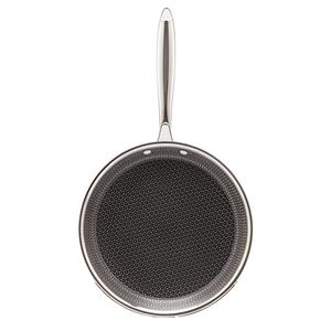 Juego de 4 Sartenes Antiadherentes de Acero Inoxidable Triple Capa, sin Recubrimiento, para Cocina de Gas e Inducción, Fondo Plano Universal - Product Image 3