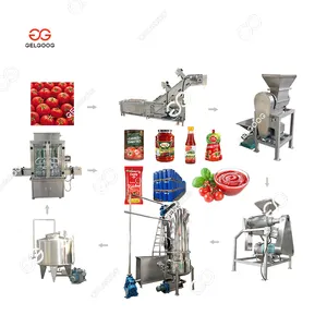 Gelgoog Italiano Automático Pequeno Tomates Ketchup Pasta Molho De Tomate Fazendo Máquina