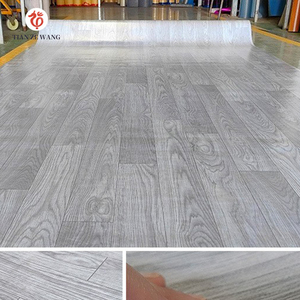 Alfombra de madera de linóleo de vinilo blanco más vendida, <span class=keywords><strong>rollo</strong></span> de suelo de madera impermeable <span class=keywords><strong>en</strong></span> textura de superficie lisa para venta al por mayor - Product Image 3