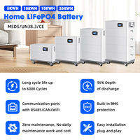 Système d'énergie solaire Batterie au lithium 20 kWh 48 V 400 Ah Batterie solaire Lifepo4 Batterie de stockage d'énergie domestique