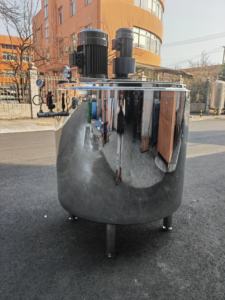 Réservoirs de mélange de chauffage électrique industriel d'acier inoxydable pour le stockage de l'eau de pâte de miel de jus d'huile de vin de nourriture pour le liquide - Product Image 4