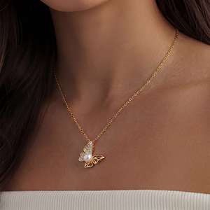 Collier en argent S925 avec perle d'eau douce, pendentif trèfle fleuri pavé de CZ, bijou élégant, cadeau pour femme - Product Image 5