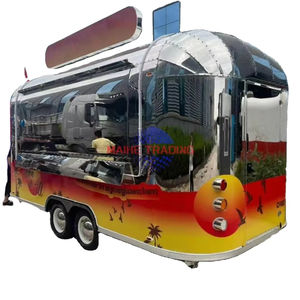 Bar mobile de rue, café, rafraîchissements, petit-déjeuner léger, beignets, food truck entièrement équipé, vintage, desserts, hamburgers - Product Image 1