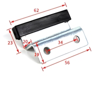 Pièces détachées pour ascenseurs, glissière de porte d'ascenseur - Métal, design traditionnel, garantie 1 an, marque OEM, modèle WR-Door Slider-10