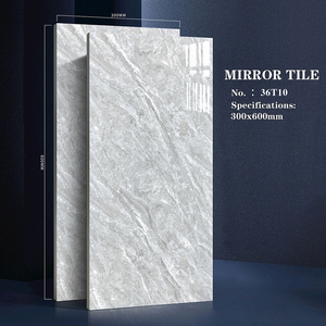 <span class=keywords><strong>Carrelage</strong></span> en céramique gris de haute qualité 300x600 mm, surface brillante, <span class=keywords><strong>effet</strong></span> <span class=keywords><strong>miroir</strong></span> marbré, décoration de salon, <span class=keywords><strong>carrelage</strong></span> <span class=keywords><strong>mural</strong></span> en porcelaine - Product Image 2