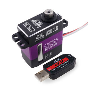 A20CLS 21g Mini Motor Digital Plano de Alto Torque HV con Engranajes Metálicos de 7.5KG para Coche/Avión RC 1/24 - Product Image 2