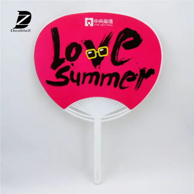 Factory direct supply plastic hand fan