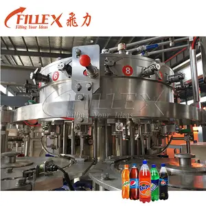 Hot Sale Beverage Drink Making Machine PET Bottle CSD Filling And Capping Machine Production Line/ Soda Bottle Filling Machine