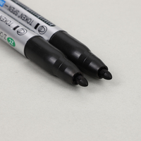Becol vente en gros noir étanche marqueur permanent multi-usages tissu marqueur stylo marqueurs de peinture avec logo personnalisé pour la peinture