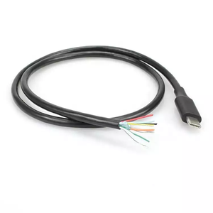 OEM usine personnalisé FTP <span class=keywords><strong>Usb</strong></span> Type C prise mâle <span class=keywords><strong>USB</strong></span> C pour ouvrir 4 broches ligne de fil cordon queue de cochon câble de charge de données - Product Image 3