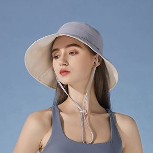 Sombrero de pescador al aire libre de verano para mujer, venta al por mayor, sombrero para el sol, pesca, fiesta de esquí informal, ciclismo, fiesta de esquí diaria, ciclismo diario - Product Image 3