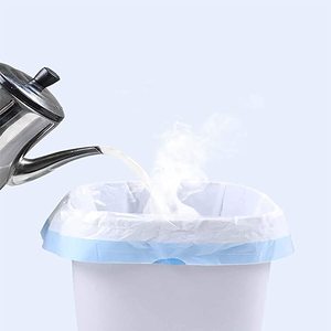 Sacs poubelle jetables en HDPE HC avec fermeture étoilée et gaufrage pour usage domestique - Product Image 4