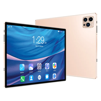 Tablette PC de luxe 10 pouces Android 13 4G avec carte SIM, processeur Octa Core, 128 Go de ROM, écran tactile 1920x1200, interface USB-C, WiFi, caméra, nouvelle tablette PC