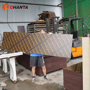 Chantapplex-Película de resina acrílica de 21mm, madera contrachapada con revestimiento de hormigón, precio comercial