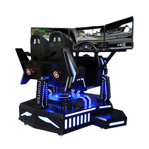 Nhà Máy Bán buôn đồng tiền hoạt động 3 màn hình chuyển động lái xe mô phỏng VR xe <span class=keywords><strong>3D</strong></span> VR mô phỏng ba màn hình xe đua trò chơi máy - Product Image 1